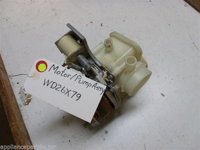GE DISHWASHER WD26X79 MOTOR & PUMP USED PART ASSEMBLY GE DISHWASHER WD26X79 MOTOR & PUMP USED PART ASSEMBLY